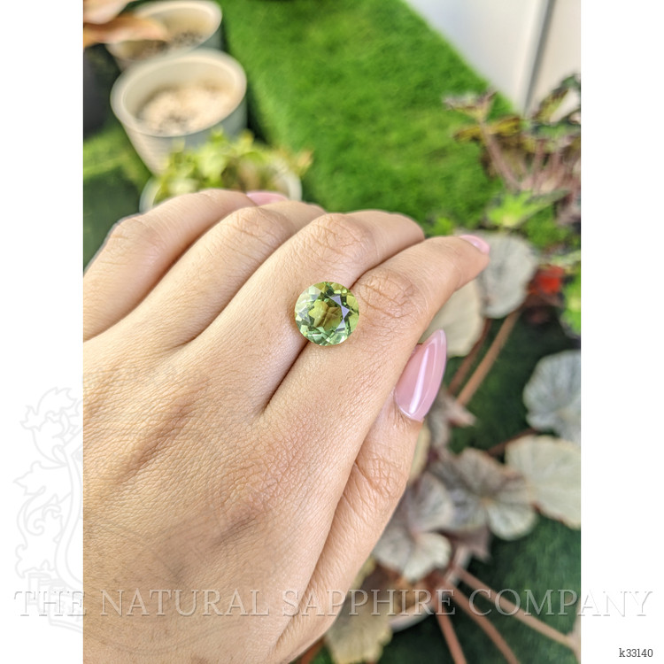 5.80 Ct. Yellowish Green Prasiolite from Brazil