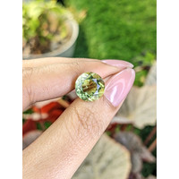5.80 Ct. Yellowish Green Prasiolite from Brazil Life Style