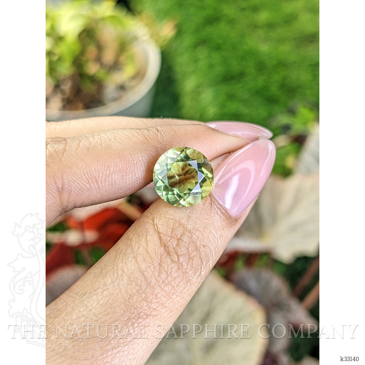 5.80 Ct. Yellowish Green Prasiolite from Brazil