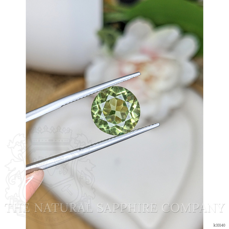 5.80 Ct. Yellowish Green Prasiolite from Brazil