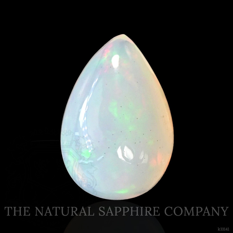 1.34 Ct. Multi Color Cabochon White Opal (Light Opal) from Brazil
