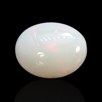 2.23 Ct. Multi Color Cabochon White Opal (Light Opal) from Brazil Video