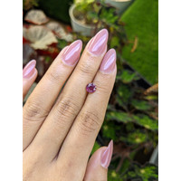 1.13 Ct. Pinkish Purple Spinel from Ceylon (Sri Lanka) Life Style