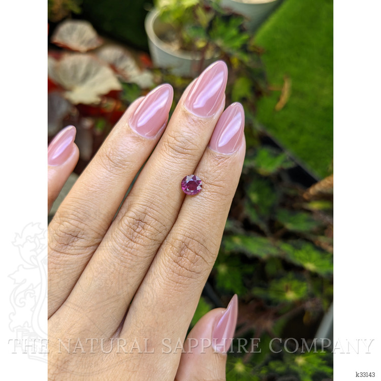 1.13 Ct. Pinkish Purple Spinel from Ceylon (Sri Lanka)