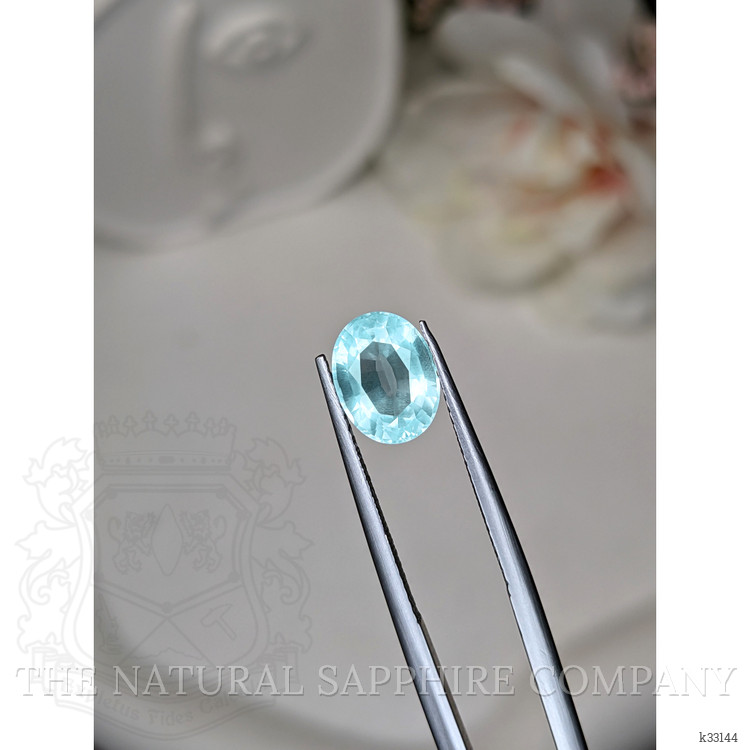 2.04 Ct. Greenish Blue Aquamarine from Ceylon (Sri Lanka)