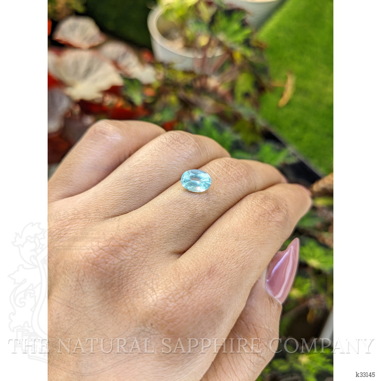 1.09 Ct. Blue Aquamarine from Ceylon (Sri Lanka)