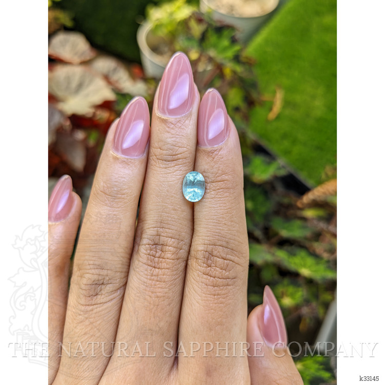 1.09 Ct. Blue Aquamarine from Ceylon (Sri Lanka)