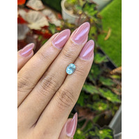 1.09 Ct. Blue Aquamarine from Ceylon (Sri Lanka) Life Style