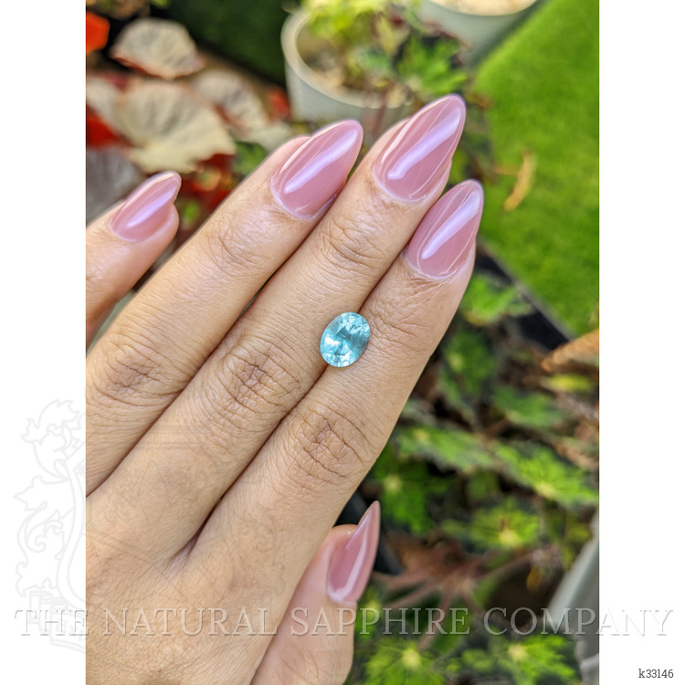 1.54 Ct. Blue Aquamarine from Ceylon (Sri Lanka)