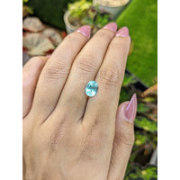 1.54 Ct. Blue Aquamarine from Ceylon (Sri Lanka) Life Style