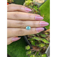1.54 Ct. Blue Aquamarine from Ceylon (Sri Lanka) Life Style