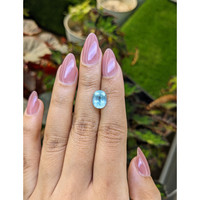 2.47 Ct. Blue Aquamarine from Ceylon (Sri Lanka) Life Style