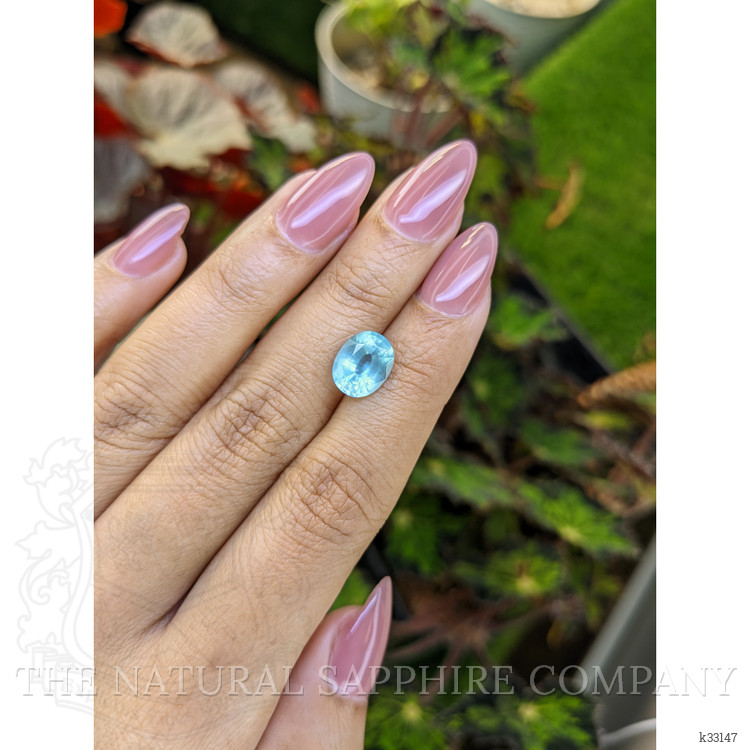 2.47 Ct. Blue Aquamarine from Ceylon (Sri Lanka)