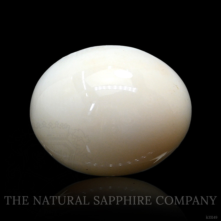 2.94 Ct. Salmon and White Cabochon Coral from Italy