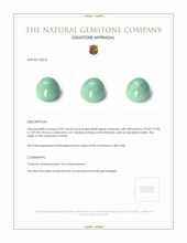 4.94 Ct. Cabochon Turquoise from Persia Appraisal