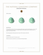 4.94 Ct. Cabochon Turquoise from Persia Appraisal