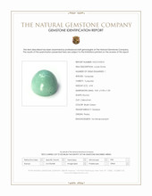 4.94 Ct. Cabochon Turquoise from Persia Scan Report