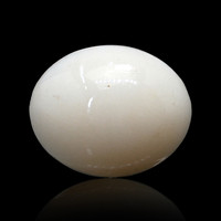 2.30 Ct. Salmon and White Cabochon Coral from Italy Image