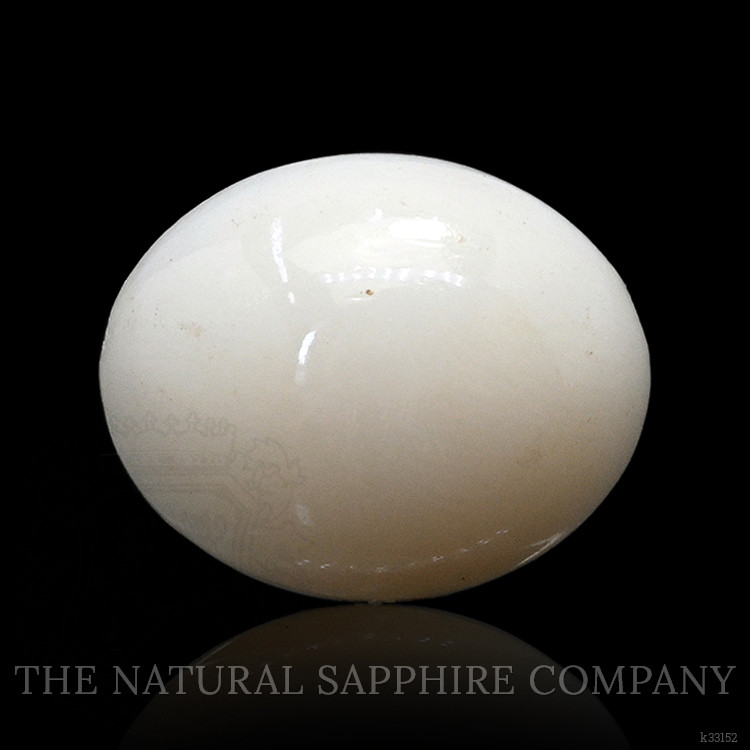 2.30 Ct. Salmon and White Cabochon Coral from Italy