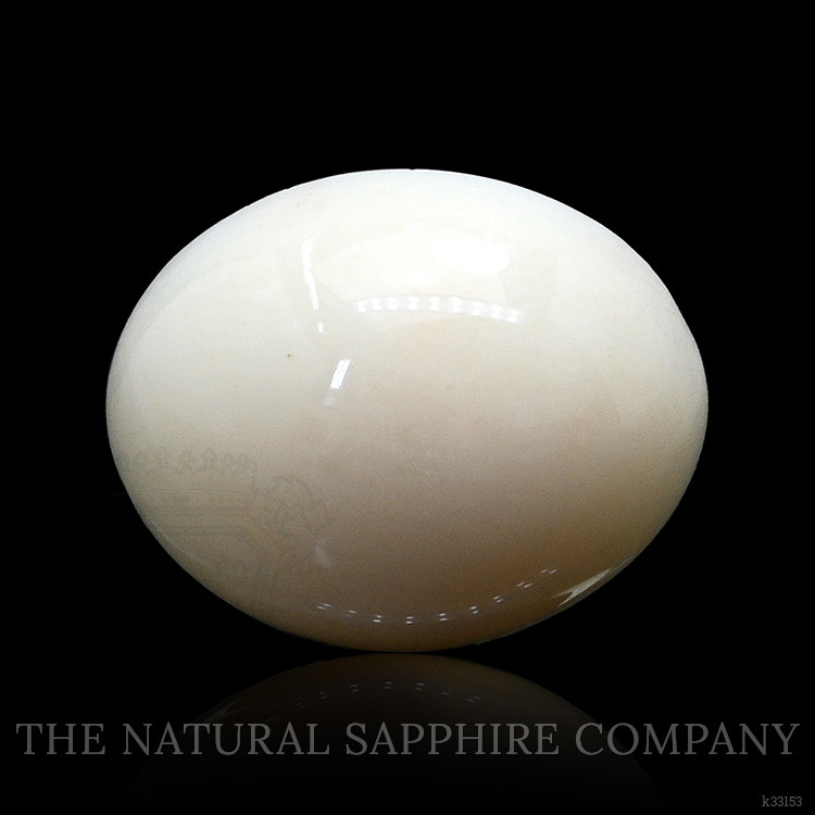 2.65 Ct. Salmon and White Cabochon Coral from Italy