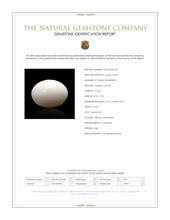 1.99 Ct. Salmon and White Cabochon Coral from Italy Scan Report