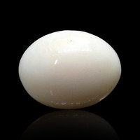 1.99 Ct. Salmon and White Cabochon Coral from Italy Image
