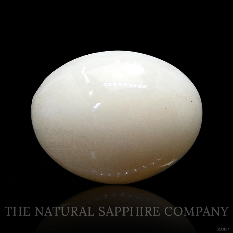 2.63 Ct. Salmon and White Cabochon Coral from Italy