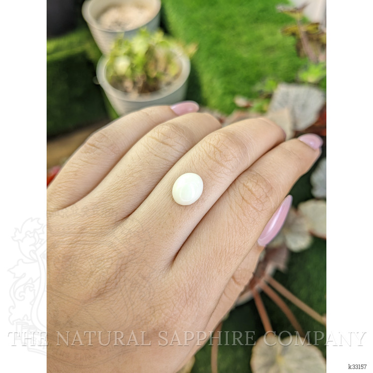 2.63 Ct. Salmon and White Cabochon Coral from Italy