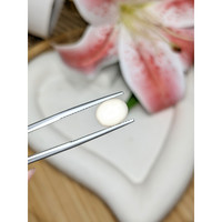 2.07 Ct. Salmon and White Cabochon Coral from Italy Life Style