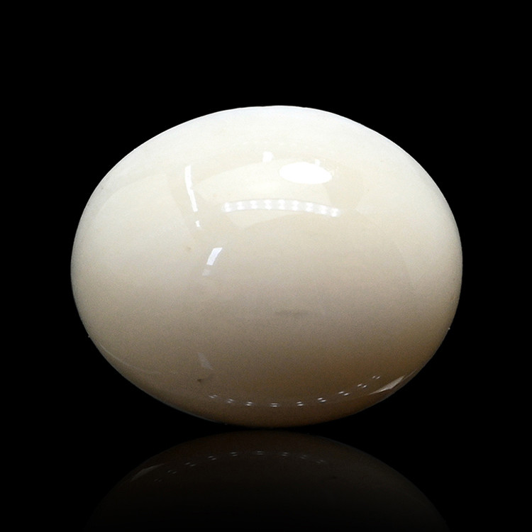 3.16 Ct. Salmon and White Cabochon Coral from Italy