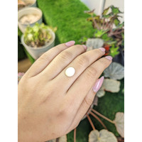 3.16 Ct. Salmon and White Cabochon Coral from Italy Life Style