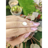 3.16 Ct. Salmon and White Cabochon Coral from Italy Life Style