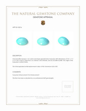 1.63 Ct. Cabochon Turquoise from United States Appraisal
