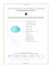 1.63 Ct. Cabochon Turquoise from United States Scan Report