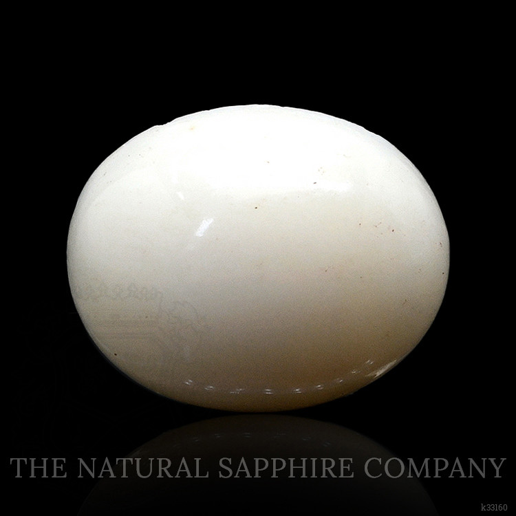 2.79 Ct. Salmon and White Cabochon Coral from Italy