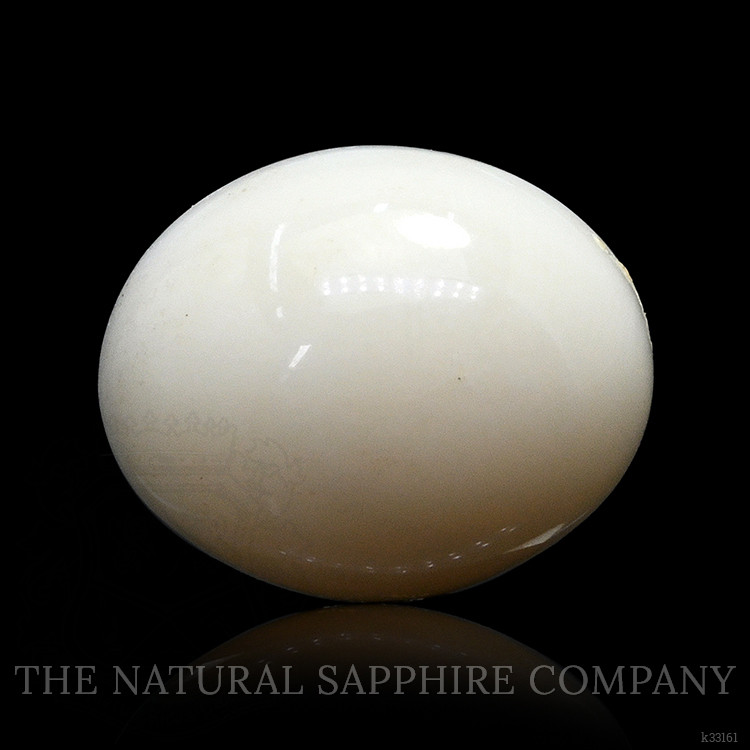 3.42 Ct. Salmon and White Cabochon Coral from Italy