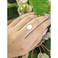 2.79 Ct. Salmon and White Cabochon Coral from Italy Life Style