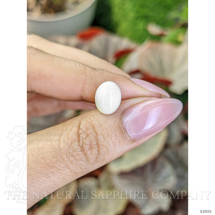 2.79 Ct. Salmon and White Cabochon Coral from Italy