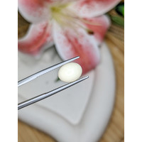2.79 Ct. Salmon and White Cabochon Coral from Italy Life Style