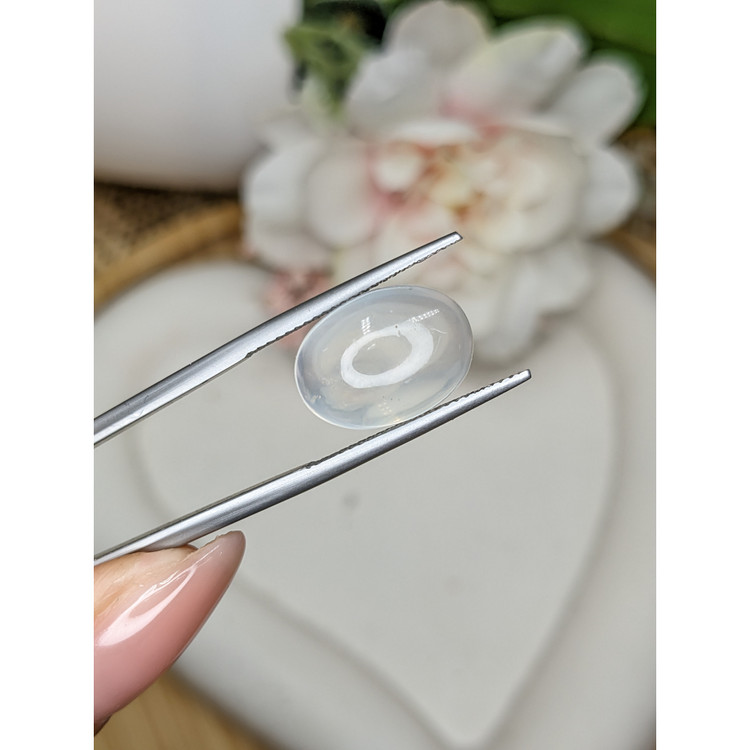 7.91 Ct. White Cabochon Moonstone from Brazil