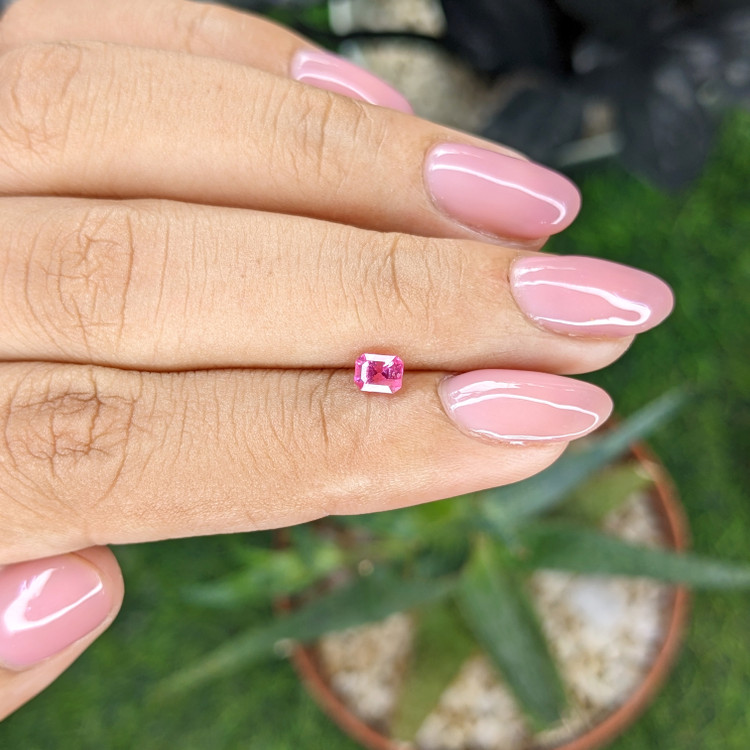 0.40 Ct. Pink Spinel from Tanzania