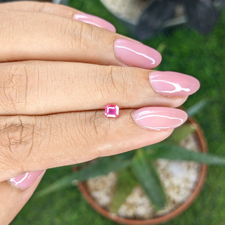 0.32 Ct. Pink Spinel from Tanzania