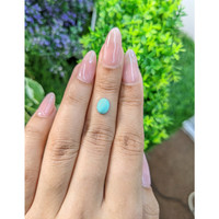 1.12 Ct. Cabochon Turquoise from Persia Life Style