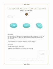 1.00 Ct. Cabochon Turquoise from Persia Appraisal