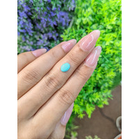 1.00 Ct. Cabochon Turquoise from Persia Life Style
