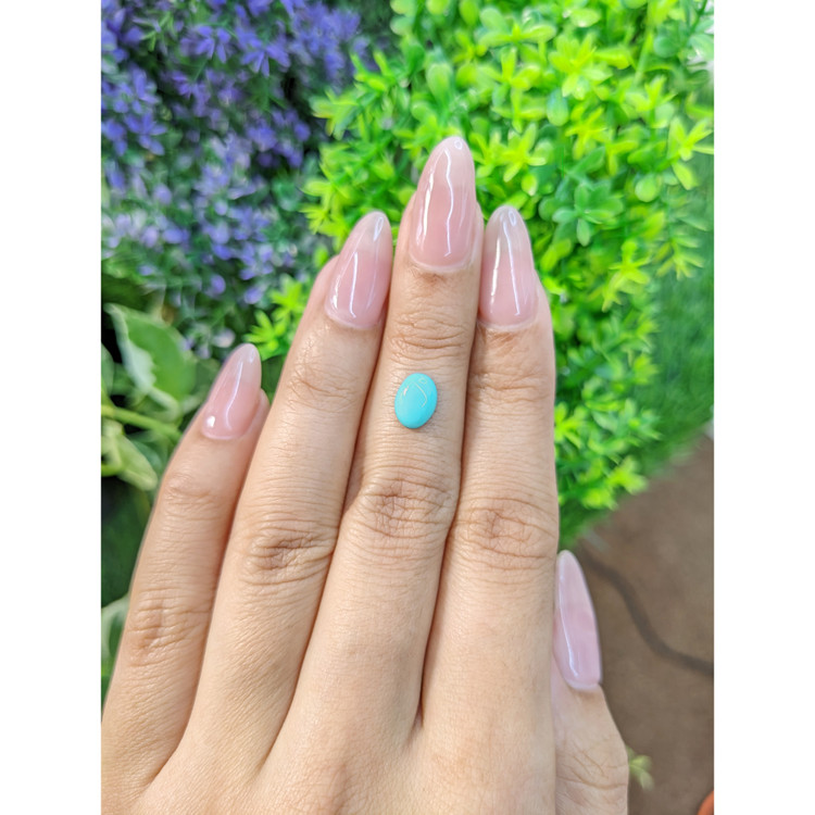 1.00 Ct. Cabochon Turquoise from Persia