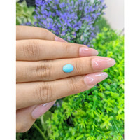1.09 Ct. Cabochon Turquoise from Persia Life Style