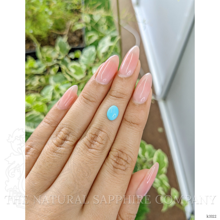 0.95 Ct. Cabochon Turquoise from Persia