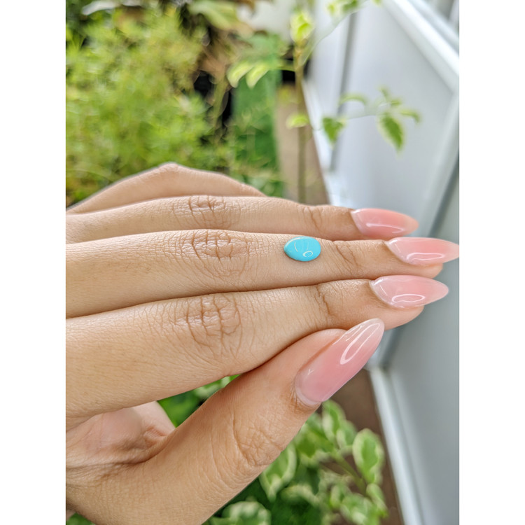 0.95 Ct. Cabochon Turquoise from Persia