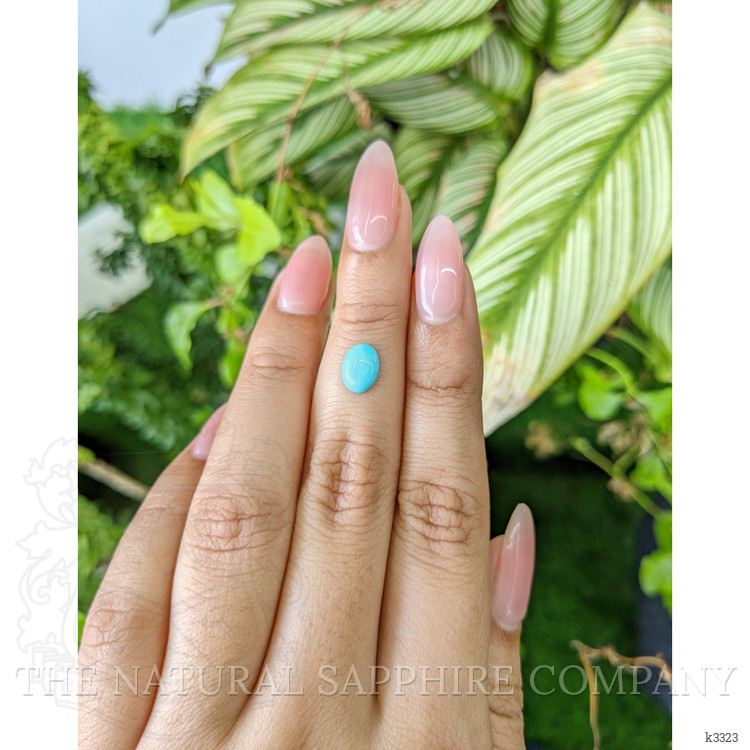 0.93 Ct. Cabochon Turquoise from Persia